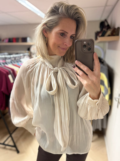 Blouse Florence Glans Beige