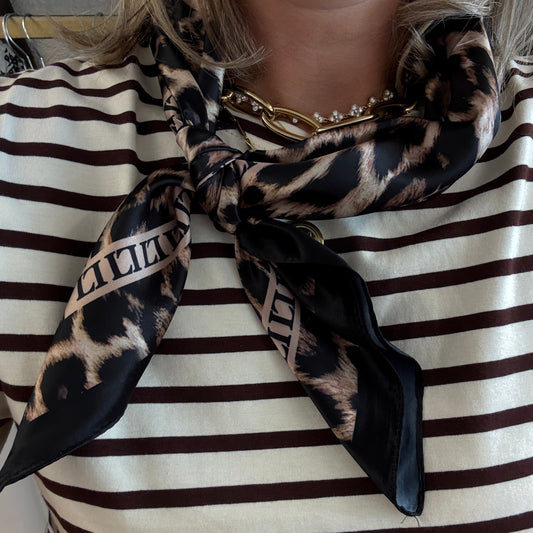 Sjaal Silka Leopard LL