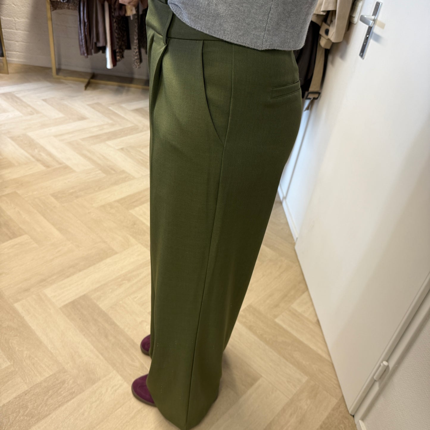 Pantalon Farah Armygroen