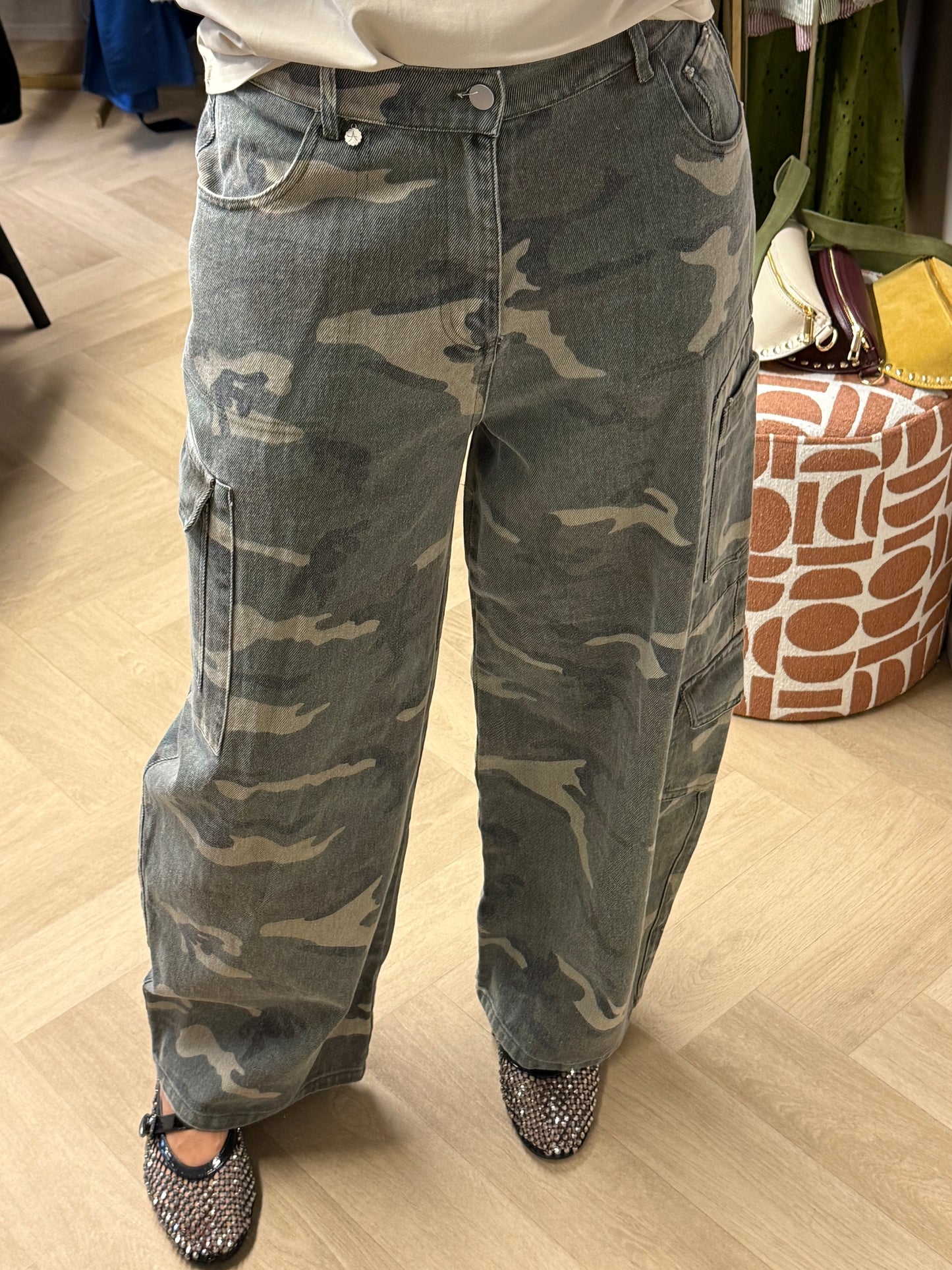 Jeans Caby Armyprint Light