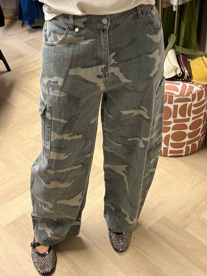 Jeans Caby Armyprint Light