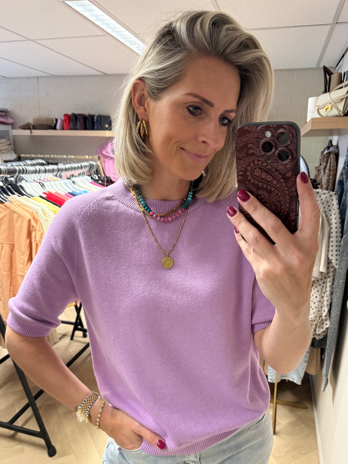 Trui Suzie Viscose Lila