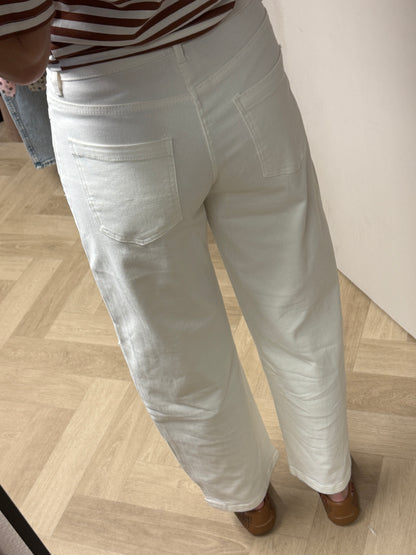 Jeans Nelly Barrel Ecru