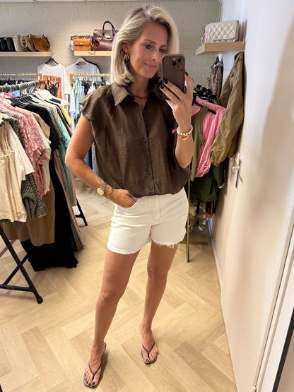 Blouse Kimmie Transparant Choco