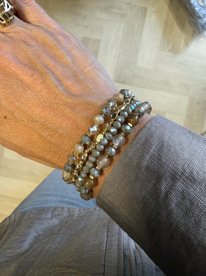 Armband Set Cannes Taupe