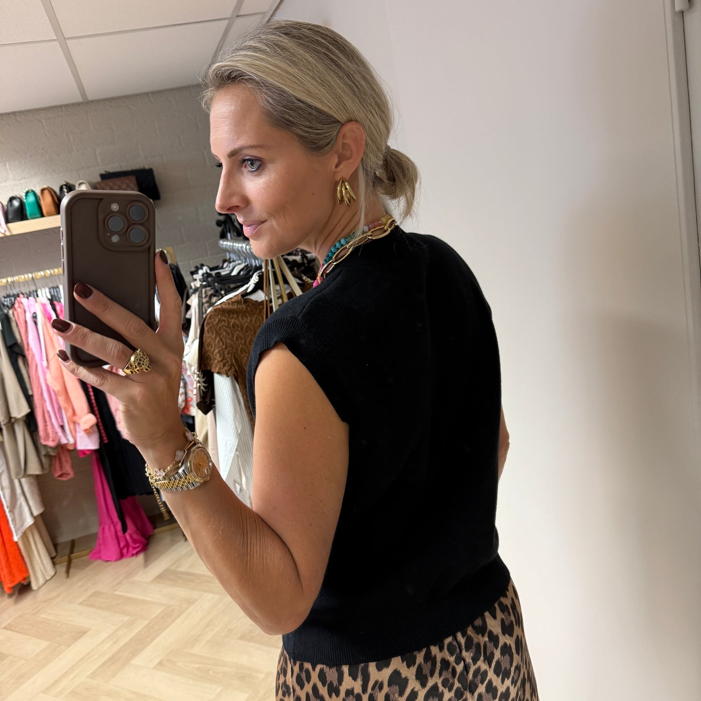 Spencer Charlotte Viscose Zwart