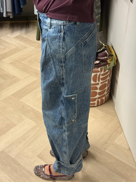 Jeans Laulia Balloon T6109 Blue
