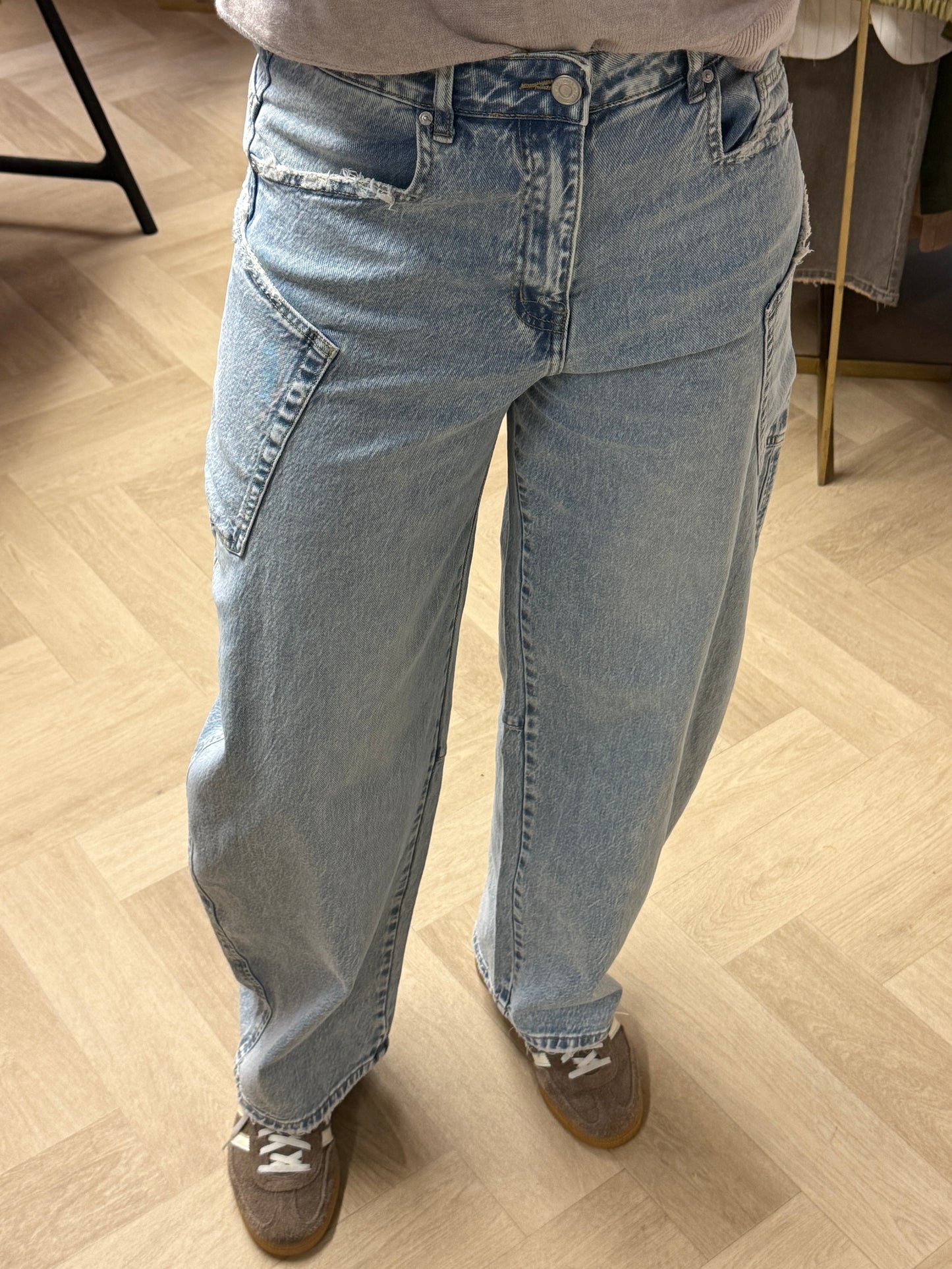 Jeans QH Side Pockets Light Denim