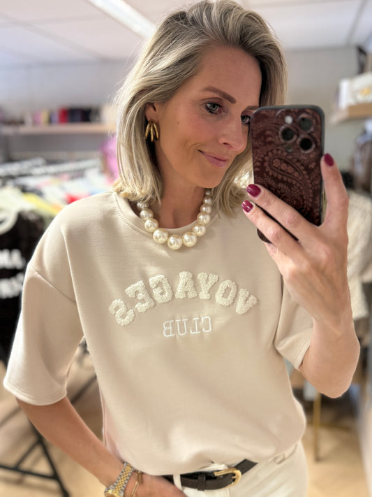 Shirt Voyages Club Beige