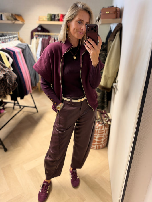 Vest Kirsten Jogging Plum