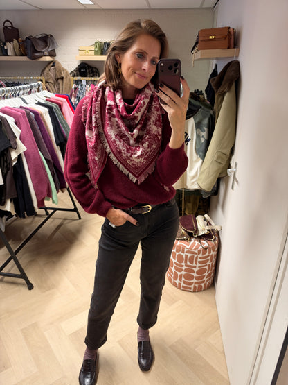 Jeans Eva Mom Fit Donkerbruin
