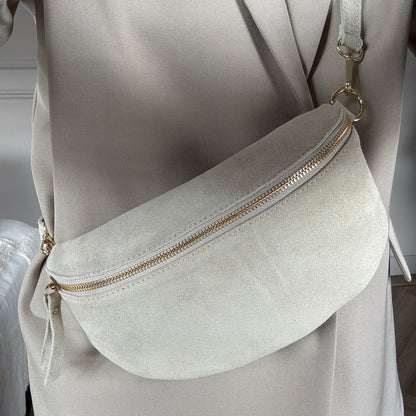Tas Zoey Big Suède Zand